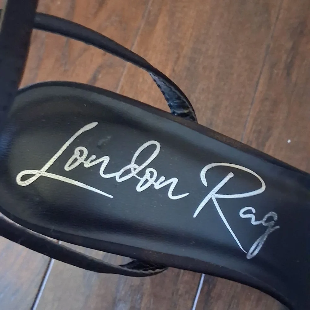 New London Rag Etherium Bow Embellished Heels